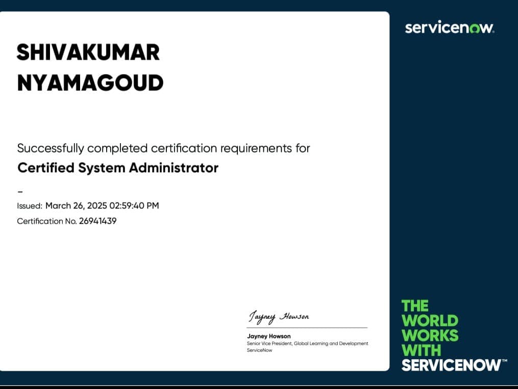 Certifications