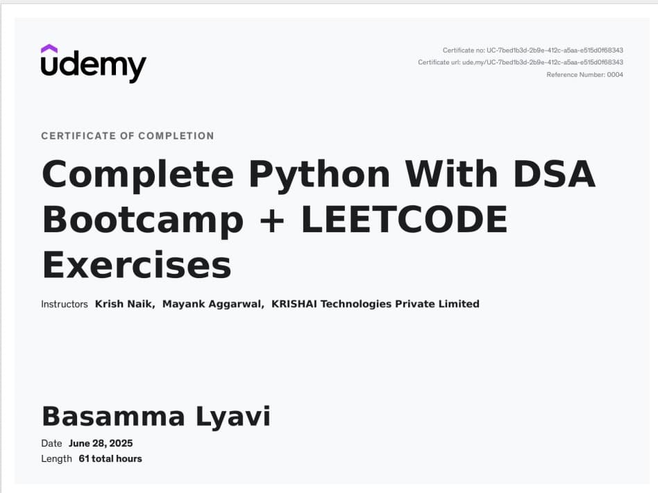 Certifications