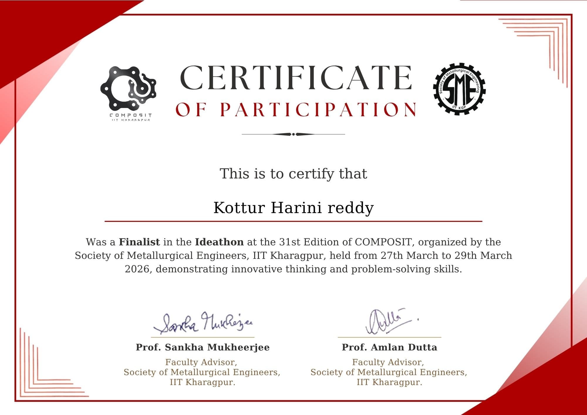 Certifications
